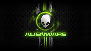 Alienware logo green glow face - a green glow free wallpaper