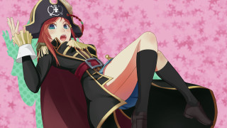 Pirate woman anime portrait cherryblossoms - ann thetis blacker free wallpaper