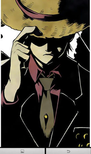 Man hat tie cellphone cobra - a cell phone screen free wallpaper