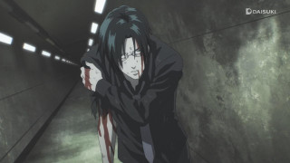 Man glasses knife darkroom light - the ceiling free wallpaper