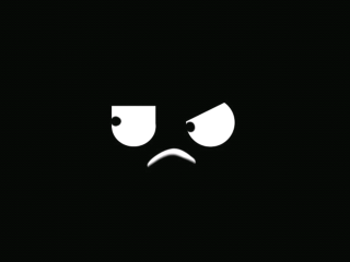 Sad face dark frown eyes - daarken free wallpaper