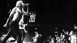 Man stage microphone crowd hands - photo free wallpaper