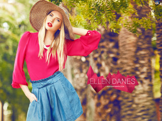 Woman hat pink shirt tree - eileen aldridge free wallpaper