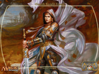 Woman armor sword shield white - magic free wallpaper for desktop