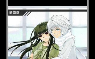 Anime couple hugging room windows - a couple of anime characters free wallpaper