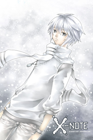 Anime character white hair white - anime art free wallpaper for mobile