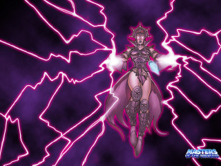 Woman purple outfit lightning streaks - a purple outfit free wallpaper