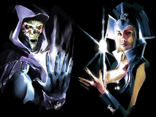 Woman hooded outfit hand demon - a hand free wallpaper