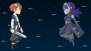 Cartoon characters dark swords holding - sword free wallpaper