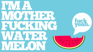 Watermelon slice speech bubble mother - a watermelon free wallpaper