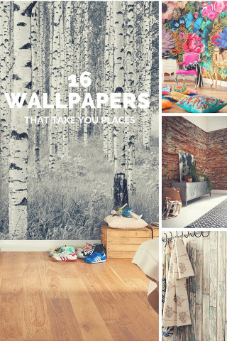 Bedroom collage wallpaper mural wooden - paper texture free wallpaper