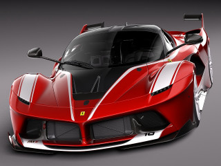 Red sports car white stripe 6 - shown free wallpaper