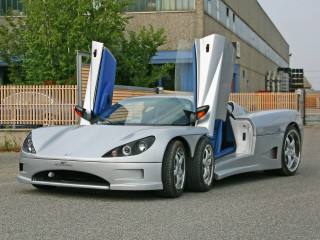Silver sports car open urban - its door free wallpaper