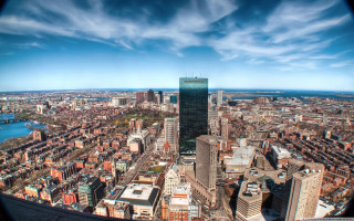 Chicago city high rise view - a view of a city free wallpaper