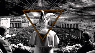 Man dog neoism architecture bridge - occult free wallpaper