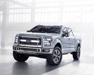 Silver truck building sky window - a silver truck free wallpaper