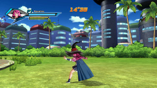 Woman dress hat wii tennis - action pose free wallpaper