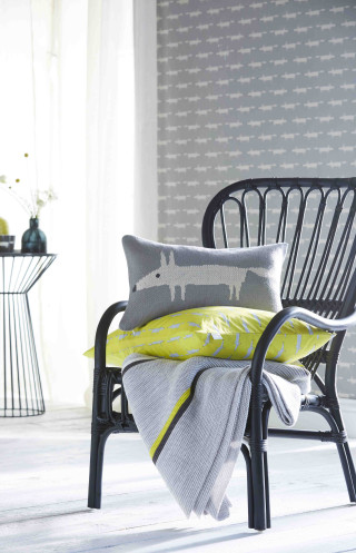 Chair blanket pillow table vase - free 3d render wallpaper for mobile