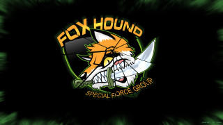 Green black tie dye fox - metal gear free wallpaper