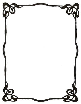 Black white frame knot square - a detailed drawing free wallpaper