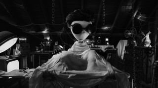 Creepy doll large glasses dress - adam rex free wallpaper
