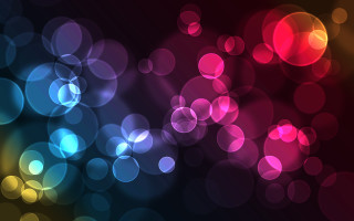 Blurry colorful light bokeh hologram - a colorful light free wallpaper