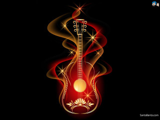 Guitar flame pattern body neck - a red flame free wallpaper