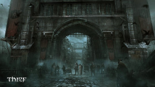 Group people gate city night - cedric peyravernay free wallpaper