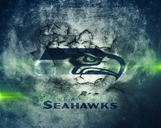 Seattle football logo green light - abstract expressionism free wallpaper for desktop