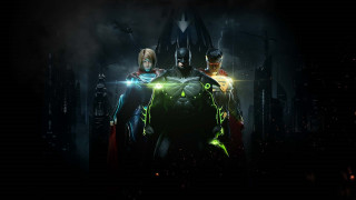 Superheroes dark city night glowing - a dark city free wallpaper