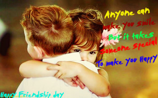 Boy hugging girl message background - a young boy free wallpaper