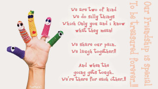 Hand finger puppet poem written - a poem free wallpaper
