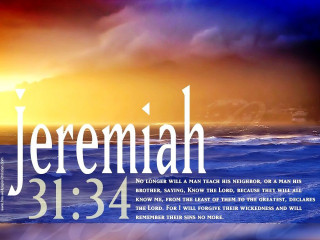 Bible verse jeremiah sunset ocean - bertram brooker free wallpaper