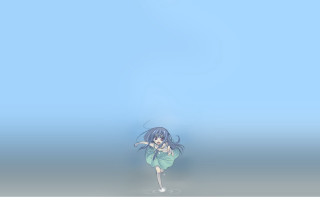 Girl green dress water arabesque - a green dress free wallpaper for desktop