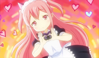 Girl pink hair white dress 5 - kawaii free wallpaper