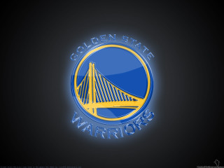 Golden warriors logo black blue - the golden gate bridge free wallpaper