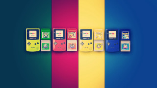 Colorful nintendo gameboys multicolored background - pastell free wallpaper