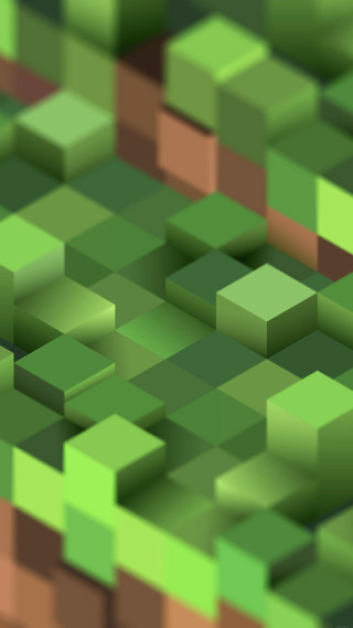 Green brown abstract background squares - square and rectangles free wallpaper