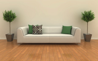 Couch plants pillow back sides - unreal engine 5 free wallpaper