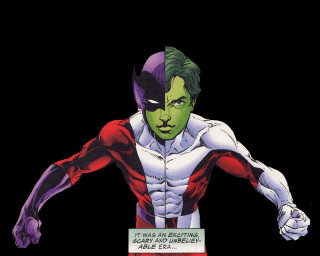 Man red white suit sign - alan davis free wallpaper