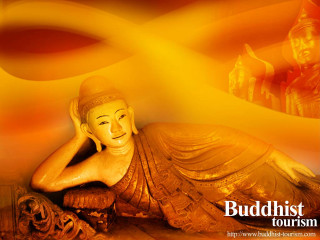 Buddha statue wooden table yellow - a buddha statue free wallpaper