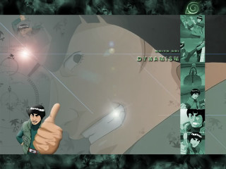 Man pointing wall green background - du jin free wallpaper