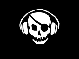 Skull headphones skull face music - headphone free wallpaper