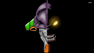 Cartoon strangeface greenlight mouth blackbackground - a strange face free wallpaper