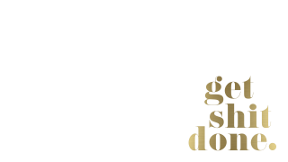 Get shit done gold foil - graphic design free wallpaper