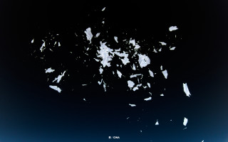 Snowboarder air black white snow - paper texture free wallpaper