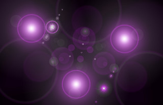 Purple background circles stars pattern - a white circle free wallpaper