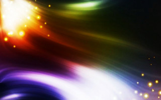 Colorful background lights blurry person - mystical free wallpaper for desktop