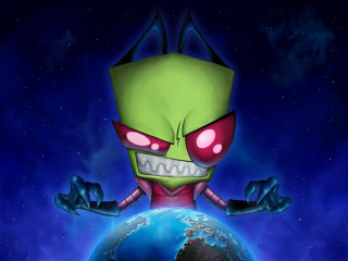Cartoon character globe creepy face - a creepy face free wallpaper