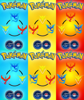Pokemon poster colorful symbols sides - evariste vital luminai free wallpaper for mobile